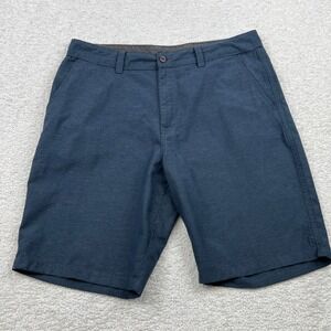ONeill Mens Hybrid Walk Shorts Navy Blue Textured Size 36 Casual Beachwear